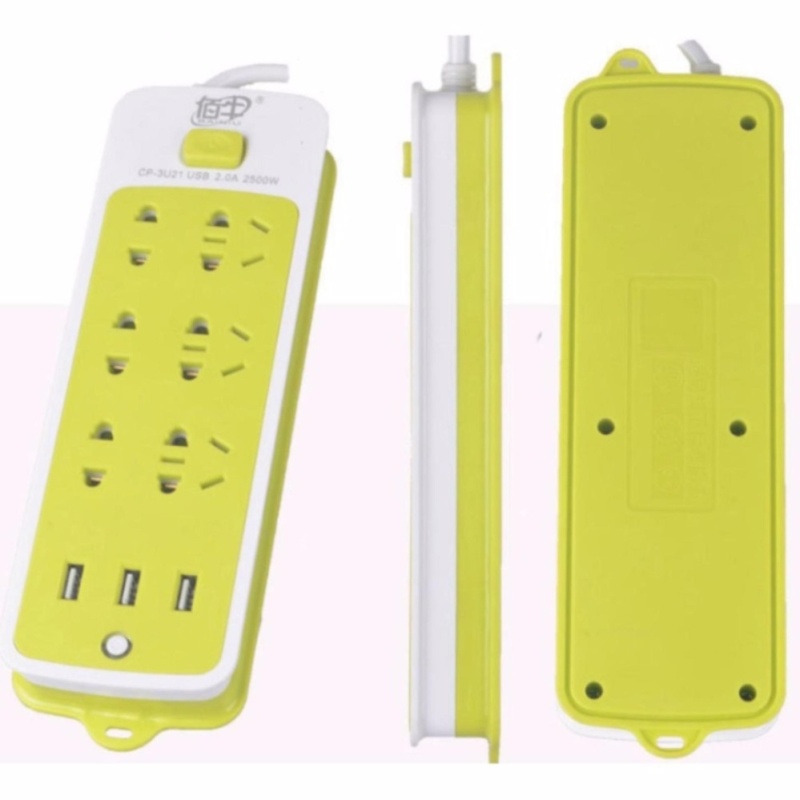 Bảng giá Mua Ổ điện thông minh 6 giắc cắm và 3 cổng sạc USB