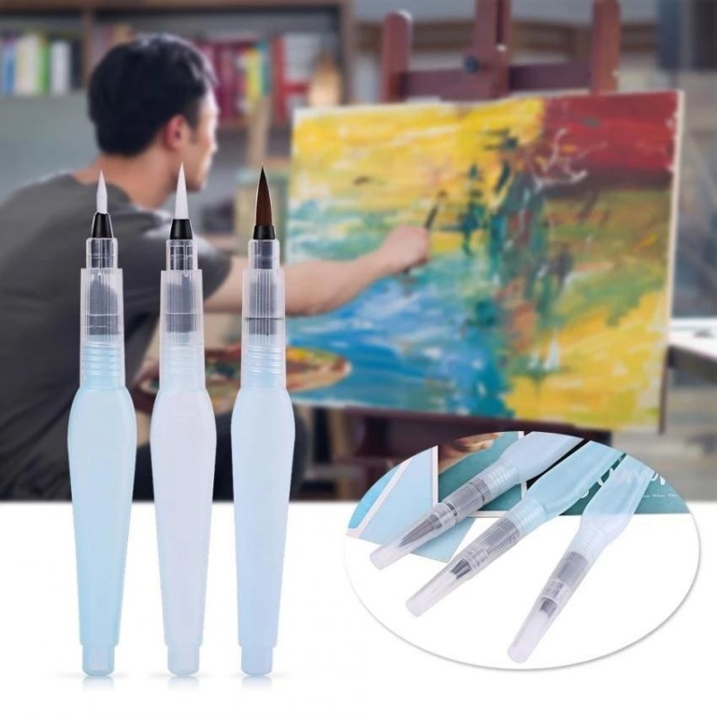 Mua Panda Online 3PCS Refillable Water Brush Pen Art Crafts Tool Watercolor Painting Calligraphy Ink Set - intl