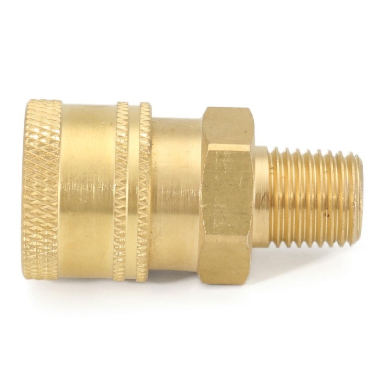 Pressure Washer 1/4 Male (NPT) Brass Quick Connect Coupler - intl