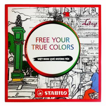 Sách tô màu STABILO Free Your True Colors (12 trang)  