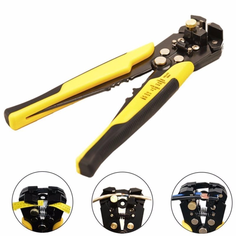 Self-Adjusting Wire Stripping Tools Cable Stripper for Industry
10-22 AWG Stranded Wire Cutting - intl