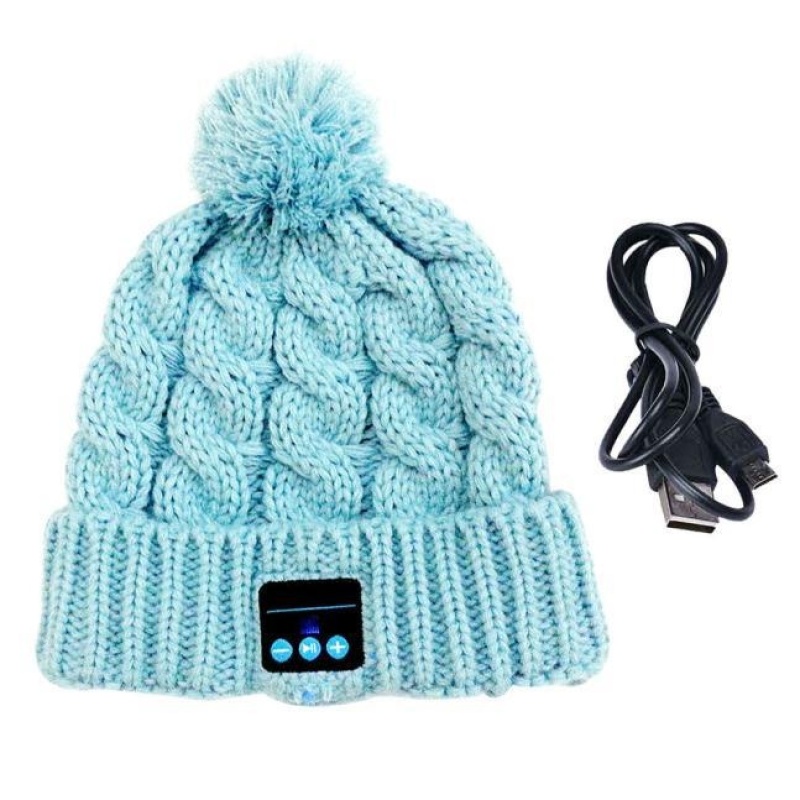 Bảng giá Soft Women Hat Wireless Bluetooth Smart Cap Headset Headphone Speaker Mic - intl