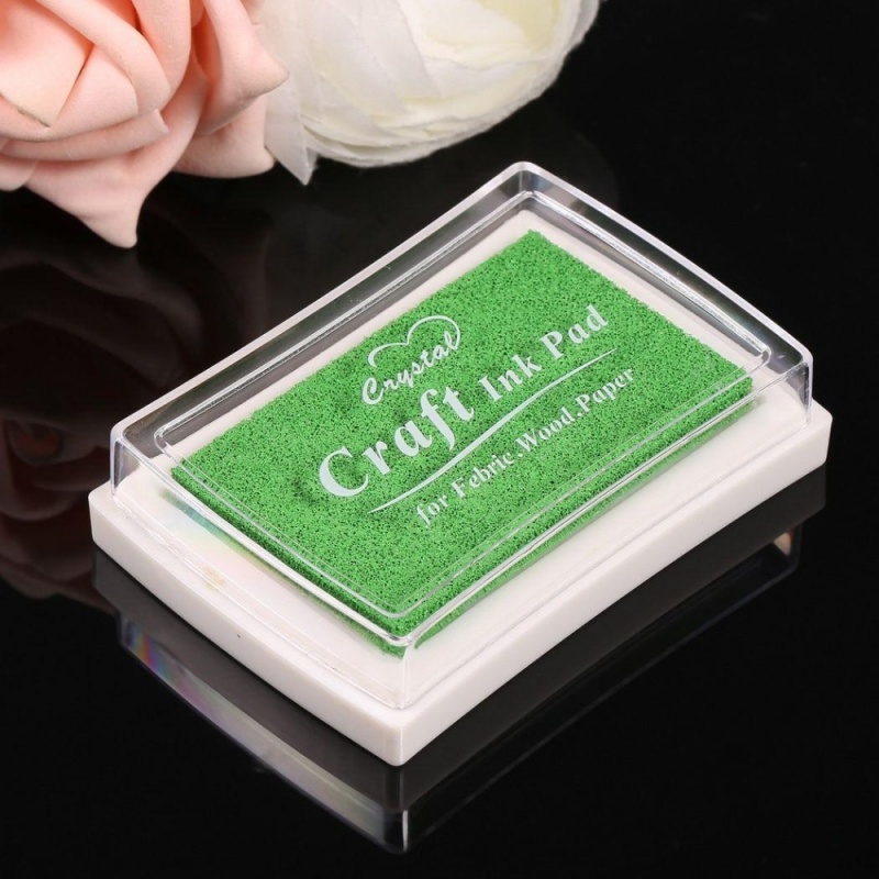 Mua Sponge Square Stamps Craft Ink Pad for Paper Wood 15 Colors - intl