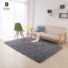 Mẫu sản phẩm Thảm trải sàn phòng khách màu xám