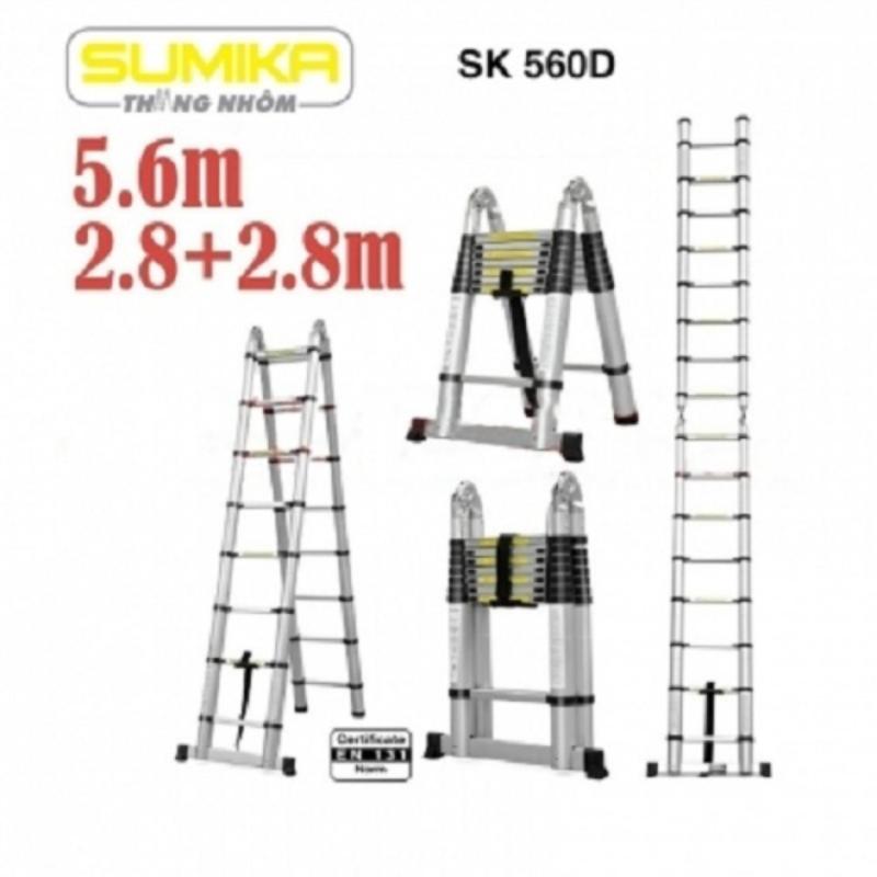 Thang nhôm rút đôi Sumika SK 560D (5,6m)