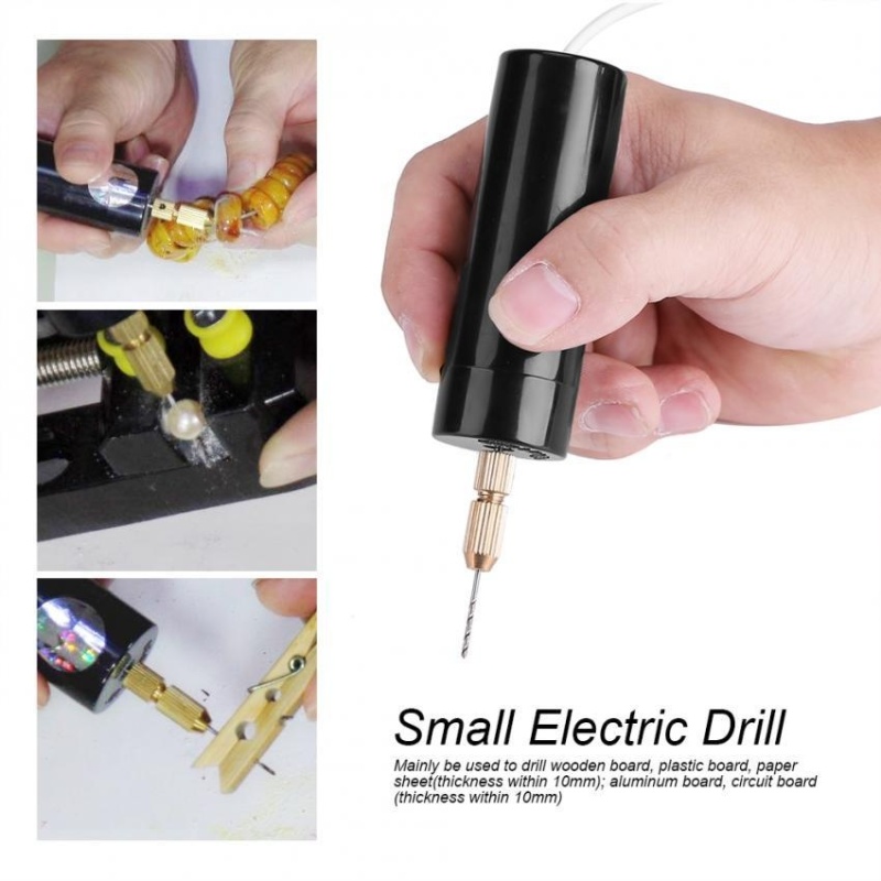 Bảng giá Mua TMISHION Portable Mini Small Electric Drills Handheld Micro USB
Drill with 3pc Bits DC 5V - intl