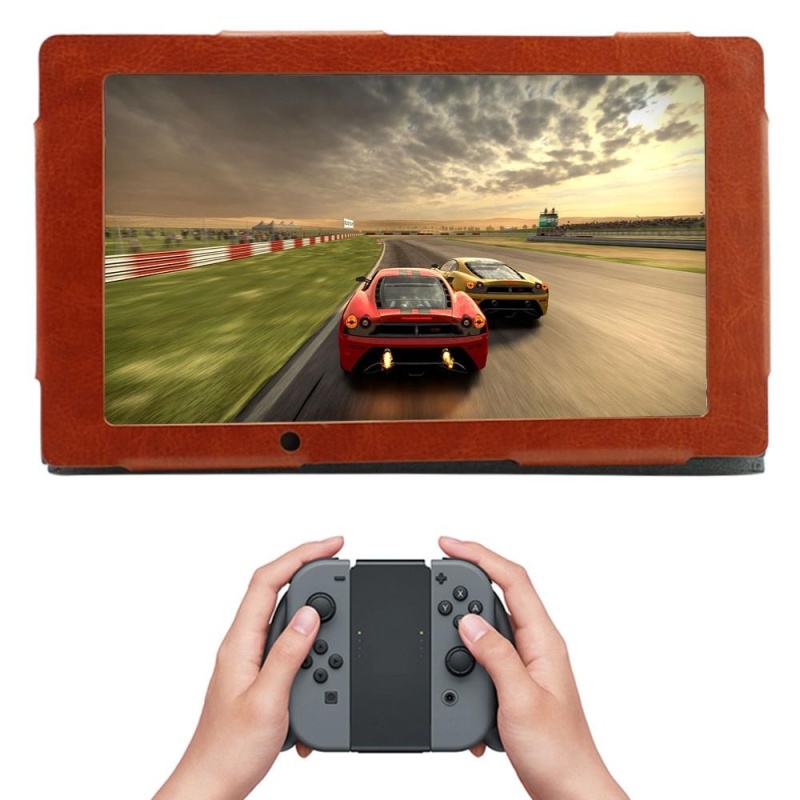 Bảng giá Ultra Thin Leather Protector Case For Nintendo Switch Stand Skin Flip Cover BW - intl