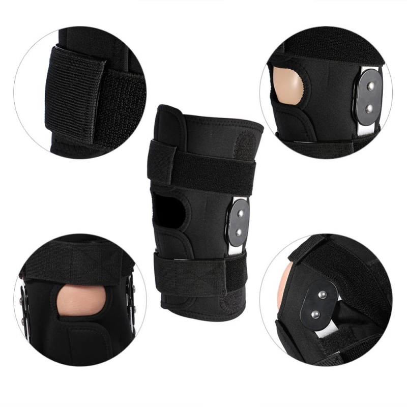 YOSOO Adjustable Knee Brace Pad Protector Compression Sleeves Safety Strap (XL) - intl