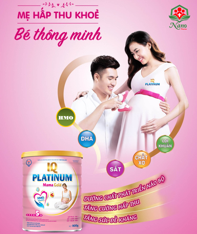 Sữa Dinh Dưỡng Bầu IQ Platinum Mama 400g
