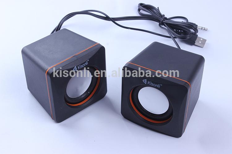 Guangzhou manufacturer Kisonli 20 bookshelf mini neodymium bass q9 speaker with USB