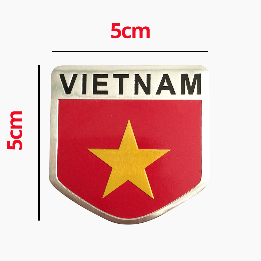 Logo tem kim loại cờ Việt Nam là sản phẩm được làm từ chất liệu kim loại cao cấp, chắc chắn và bền vững trong suốt nhiều năm. Với thiết kế đơn giản và trang trọng, chiếc logo tem này sẽ làm cho bất kỳ đồ dùng cá nhân nào trở nên sang trọng hơn. Hãy sở hữu ngay cho mình một chiếc logo tem kim loại cờ Việt Nam và sống thật tự hào về quê hương.