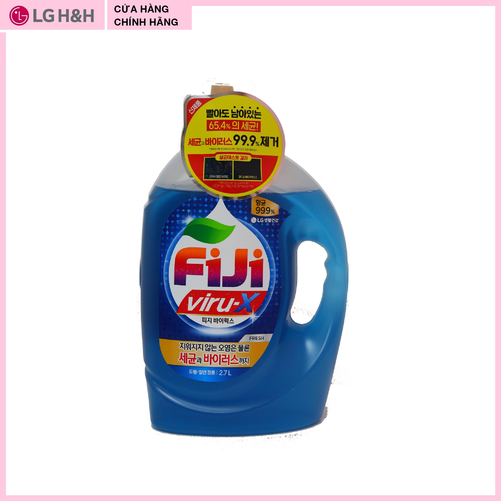 Nước giặt Fiji Viru-X - Fresh Hương thơm mát 2.7l