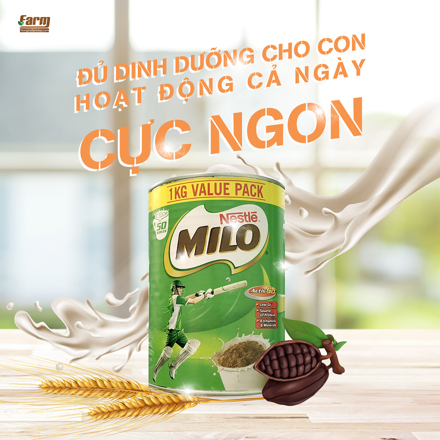 Sữa Bột Milo Úc Nhập Khẩu 1kg Ngon Chất Lượng
