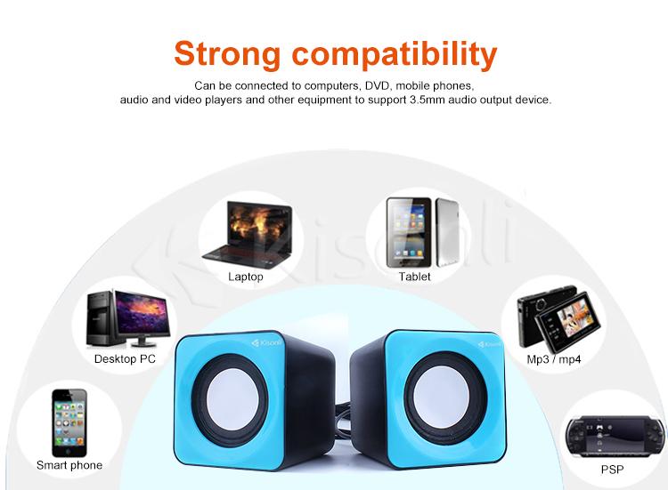 Best sound kisonli speaker V310 multimedia computer speaker system