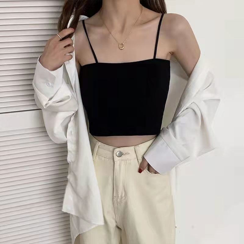 Han edition sports girl underwear female students show chest be small condole belt wrapped chest exposed them proof vest that wipe a bosom to wear outside 12
