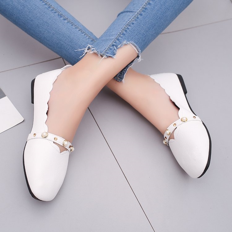 Cresfimix zapatos women fashion comfortable soft pu leather slip on flat shoes lady casual solid shoes female retro shoes a2424 11