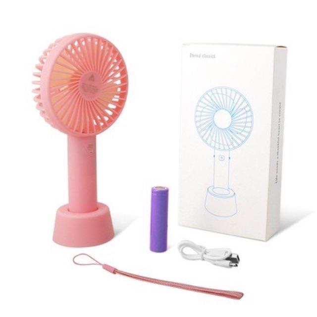 Bán Sỉ QUẠT MINI TÍCH ĐIỆN CẦM TAY và để bàn