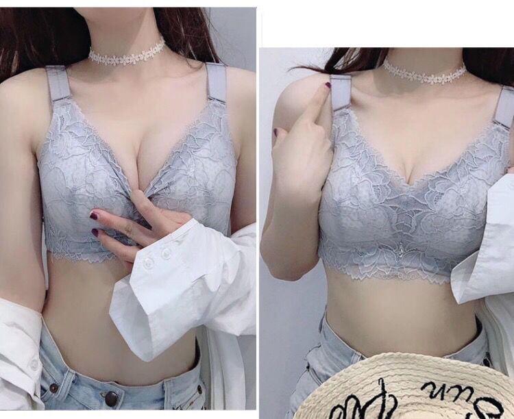 Big chest show small without rims bra cups all great code of vice breast prolapse ventilative ultra-thin undergarment female 8