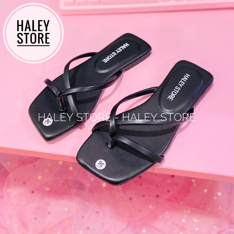 ๑ Dép nữ bệt dây quai chéo kẹp xỏ ngón đi chơi đi học đi biển đi trong nhà HALEY STORE