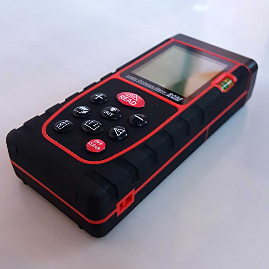 ? ?THƯỚC ĐO LASER SIÊU HIỆN ĐẠI- Miễn phí đổi trả 14 ngày. ? ? ?Nếu bạn làm xây dựng ? ? Hoặc Thợ Cơ KhíThiết Kế Nội ThấtKỹ Sư Thiết KếHọc Sinh Ngành Xây Dựng. ? 100% Máy Đo Khoảng Cách Laser SND WAY 40m Chất lượng cao, Giá siêu rẻ! ? 100% Thương Hiệu Cao Cấp đến từ Đài Loan. ? ?Máy Đo OQ 40M : ? 699.000 VND/Máy ? ? Máy Đo OQ 60m : ? 899.000 VNĐ/Máy ? ?Máy Đo OQ 80M : ? 1199.000 VND/Máy ? ? Máy Đo OQ 100m : ? 1499.000 VNĐ/Máy ? Bảo Hành 12 Tháng Chính Hãng Trên Toàn Quốc. Khoảng Cách Đo Xa Tối Đa 40m , Sai Số chỉ có +- 2mm Chính Xác Cao Nhất hiện Nay. ? ? Chế độ đo thông minh, Chế độ đo thẳng nhanh nhất Chế độ đo diện tích tự động tính ra diện tích. Chế độ đo thể tích tự động tính thể tích (dài*rộng*cao) Chế độ đo tính cạnh còn lại theo phương pháp pitago Chế độ đo chiều cao, cách tính phần còn lại của 1 đoạn không với tới. Chế Độ Đo Theo Phương Pháp Pitago nhanh Nhất! Chưa bao giờ bạn thấy việc đo khoảng cách nhanh và chính xác vậy!