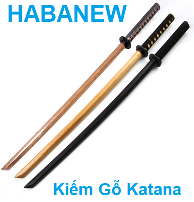 Kiếm nhật katana làm bằng gỗ cứng dài 1m dùng để tập võ tập thể lực luyện  kiếm trưng bày đồ phong thủy hoặc cosplay nhân vật animeTặng kèm giá đỡ  đổi