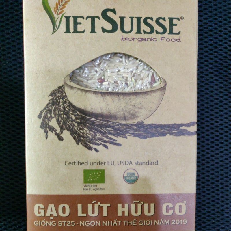 hot sale gạo hữu cơ vietsuisse 1kg - việt nam 4