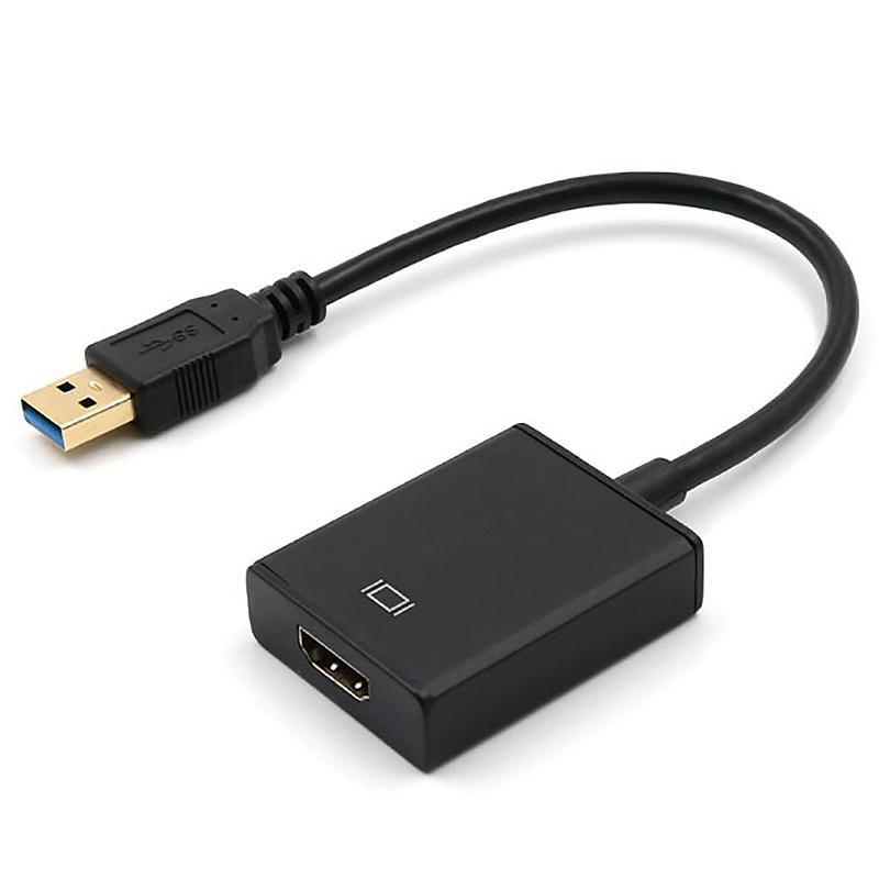 Usb 3.0 To Hdmi Hd 1080P Hdtv Audio Video Adapter Converter Cable For Windows 7/8/10 Pc