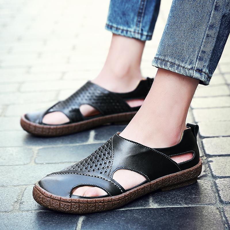 Pinsv Merek Pria Kasual Sepatu Sandal Kulit Asli Sepatu Kasual Pria-Internasional Januari 2019 - 5 Pinsv Merek Pria Kasual Sepatu Sandal Kulit Asli Sepatu Kasual Pria-Internasional - 5