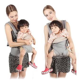 360 Đai Địu Em Bé Bốn Tư Thế Đa Chức Năng Đai Cotton (Màu Xám) -Quốc Tế June 2018 - 4 360 Đai Địu Em Bé Bốn Tư Thế Đa Chức Năng Đai Cotton (Màu xám) -Quốc tế - 4