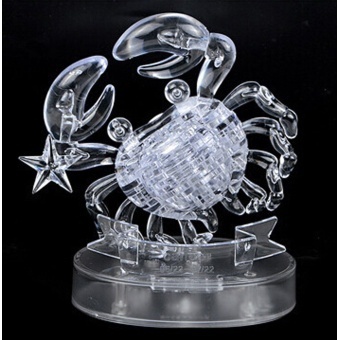 Hình ảnh 3D Puzzles dimensional White Crystal Cancer - intl