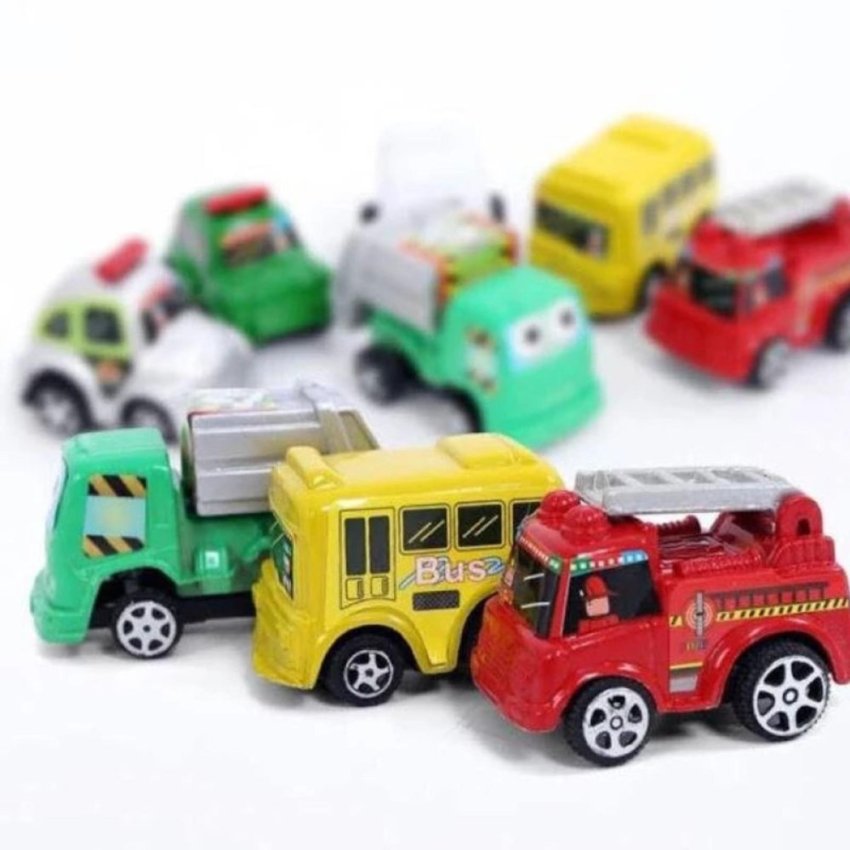 Hình ảnh Bộ đồ chơi 6 ô tô chạy đà SUNAVI SERIES