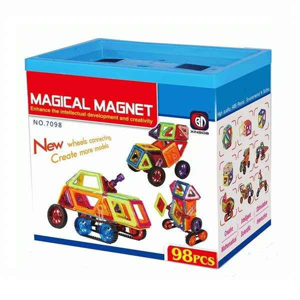 Bộ Đồ Chơi Nam châm MAGICAL MAGNET 98 miếng Vuông