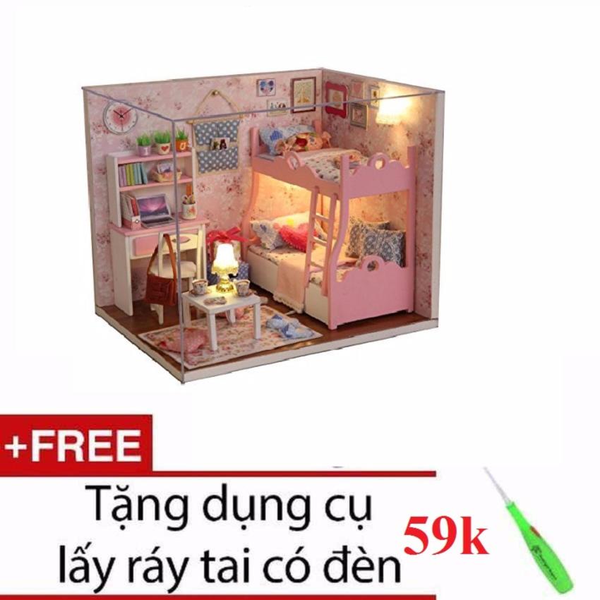 Hình ảnh Bộ Ghép Hình Căn Phòng Búp Bê 3D+ Tặng lấy ráy tai có đèn