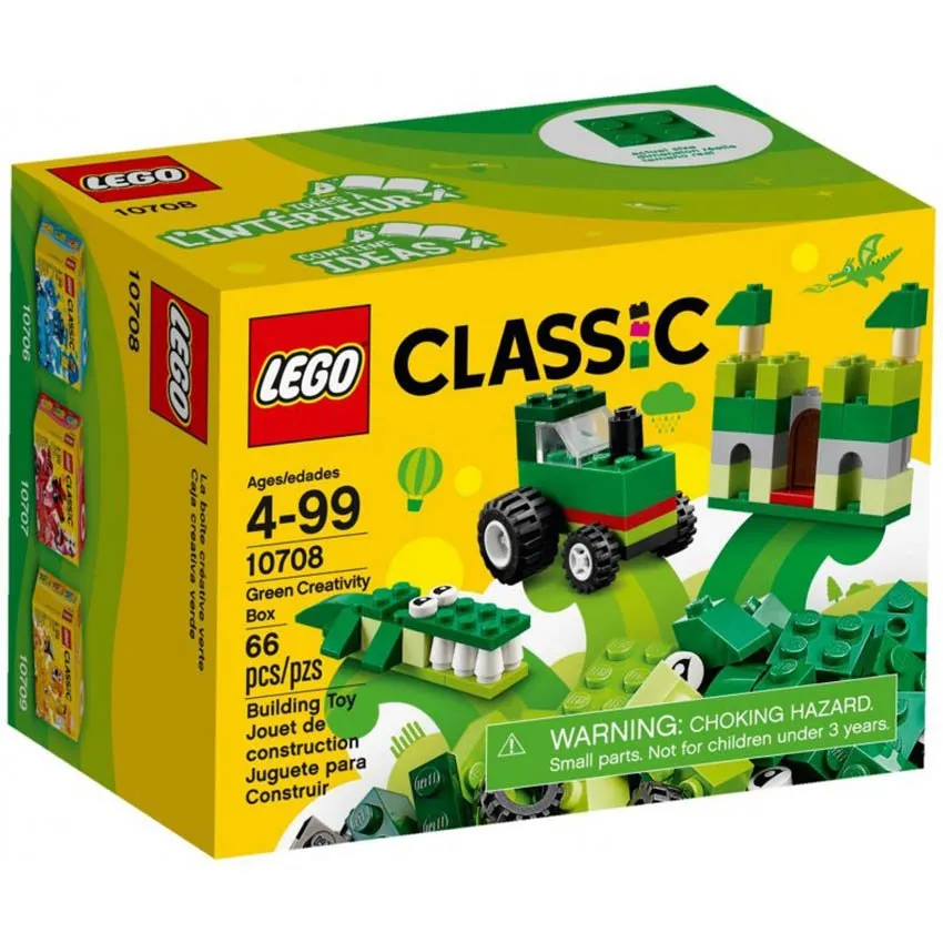 Bộ LEGO Classic 10708 Màu xanh lá 78 chi tiết