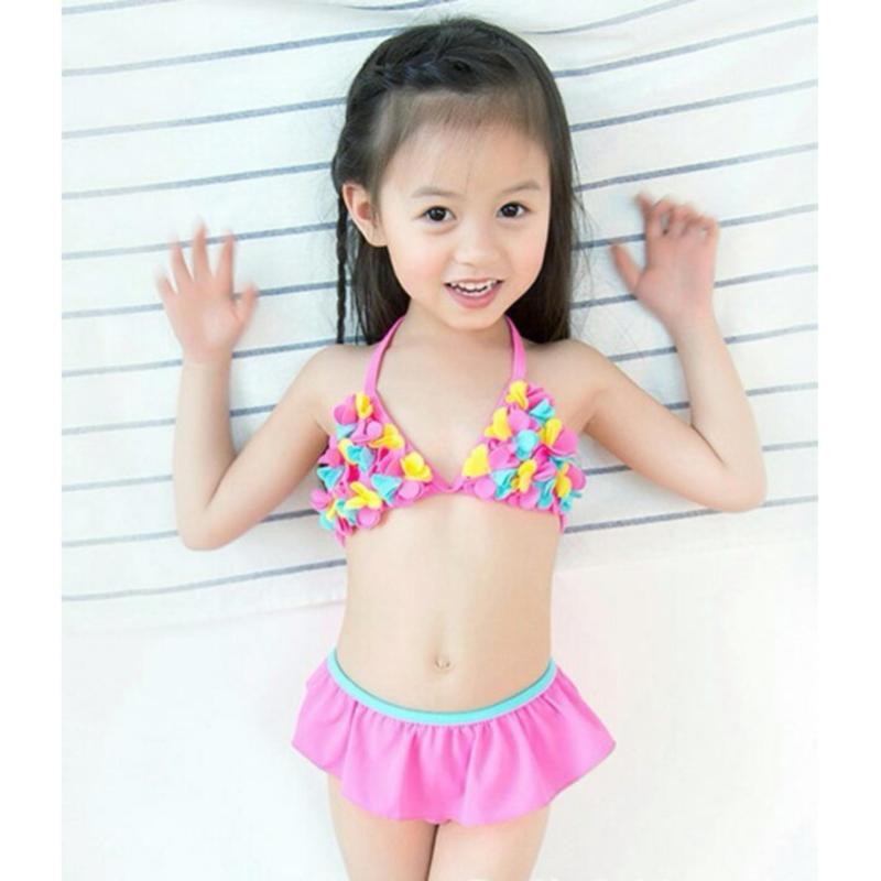 Nơi bán Đồ bơi cao cấp 2 mảnh dành cho bé gái từ 15-17 kg ( Màu hồng dạ quang)