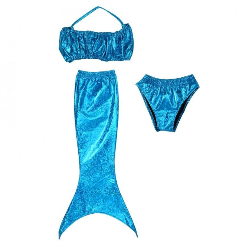 Nơi bán Girls Kids Tail Swimmable Swimwear Bikini Set Swimming Costume
Swimsuit (Blue 130) - intl