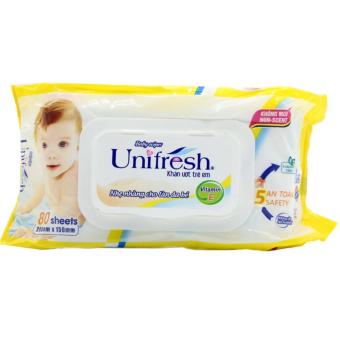 Khăn ướt Unifresh- Vitamin E June 2018 - 2 Khăn ướt Unifresh- Vitamin E - 2