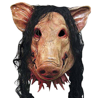 Pig Scary Latex Mask Halloween Party Creepy Cosplay CarnivalMasquerade Costume June 2018 - 2 Pig Scary Latex Mask Halloween Party Creepy Cosplay CarnivalMasquerade Costume - 2