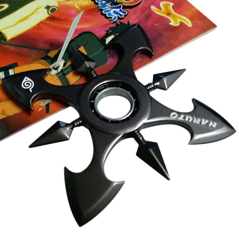 Hình ảnh Rotating Darts Hand Spinner Naruto Metal Finger Spin Focus EDC ADHDToys - intl