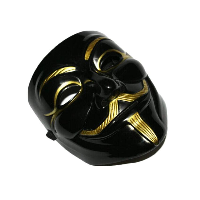 Hình ảnh Vendetta Fawkes Anonymous Black Halloween Cosplay Fancy Dressing VMask