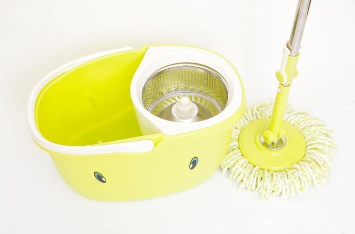 Cây lau nhà đa năng Fuji Mop Nhật Bản - Lồng Inox