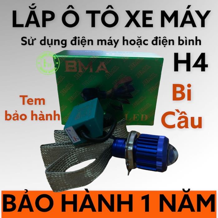 ❃☂❃ đèn led bi cầu h4 BMA-DPL-V1,đèn led cos vàng pha trắng chính hãng siêu sáng bảo hành 1 năm gắn pha xe máy Thanh Khang.