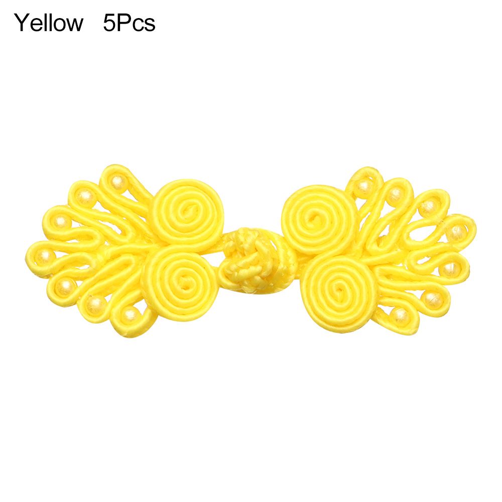 OKDEALS 5Pcs Classic Gift Box Handcraft Invitation Cheongsam Buttons Knot Fastener Chinese Knot Button Tang Suit