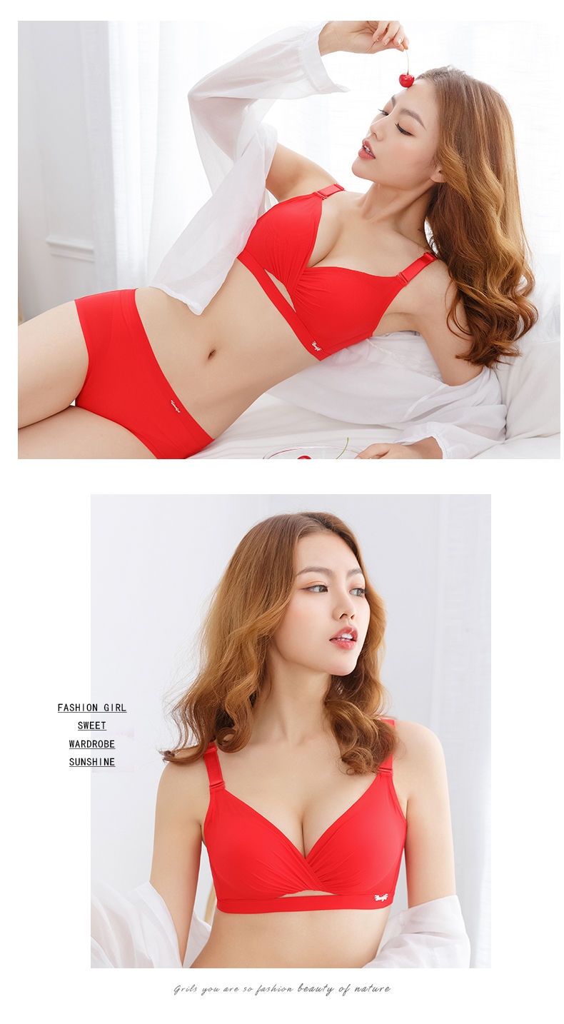 Super 8 cm thick together small cup flat-chested 8 cm bras girl sexy adjusting thickening underwear without steel ring 14