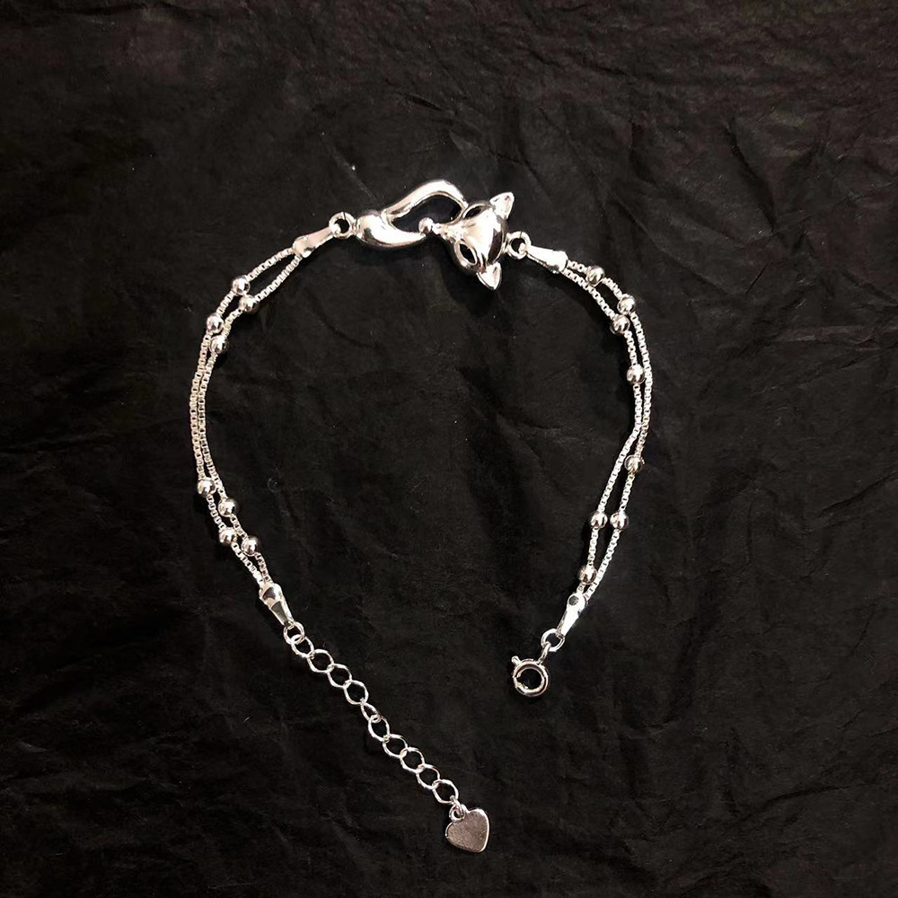 Zhao lusi the hidden love same fox Chain Bracelet Charm Korea TV