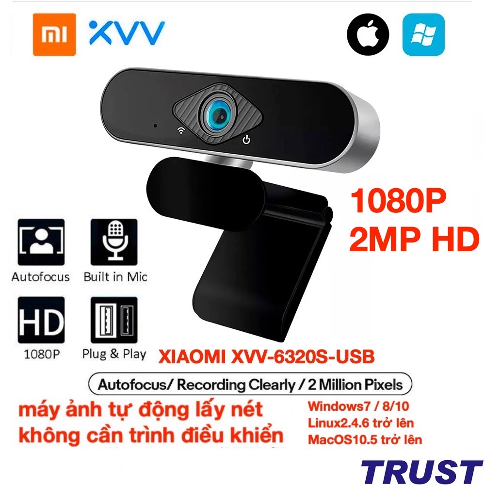 Webcam Xiaomi Xiaovv HD USB: Để giải quyết các vấn đề liên quan đến học tập và làm việc tại nhà, sản phẩm webcam Xiaomi Xiaovv HD USB sẽ trở thành người bạn đồng hành đắc lực cho bạn. Với chất lượng hình ảnh HD sắc nét, kết nối USB thuận tiện và tính năng xoay linh hoạt, bạn sẽ luôn được giao tiếp và làm việc tốt nhất.