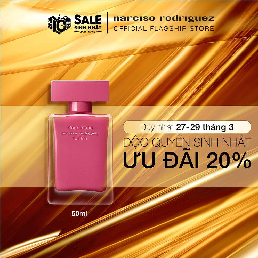 Nước hoa nữ Narciso Rodriguez Fleur Musc For Her Eau De Parfum 50ml
