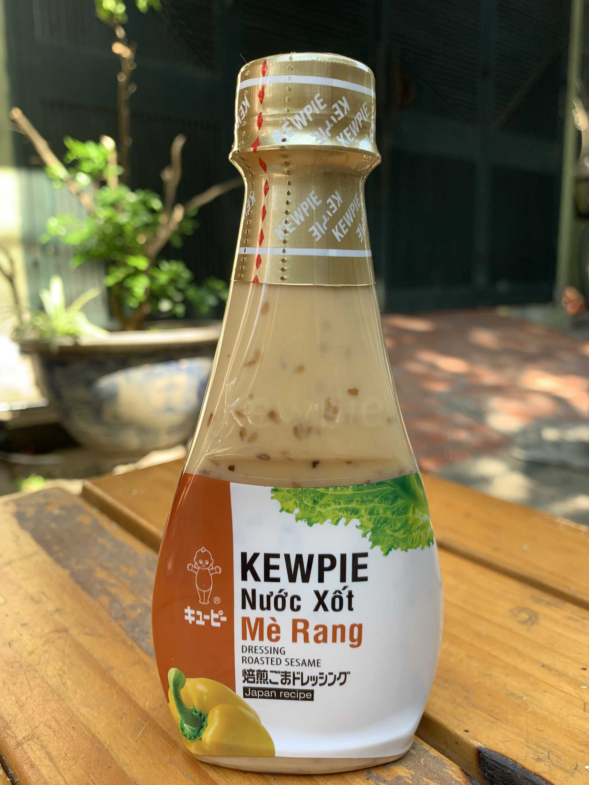 Nước xốt mè rang Kewpie NGON1 - gia vị tuyệt vời cho các món nộm rau củ, salad (chai 210ml nhỏ gọn tiện lợi)