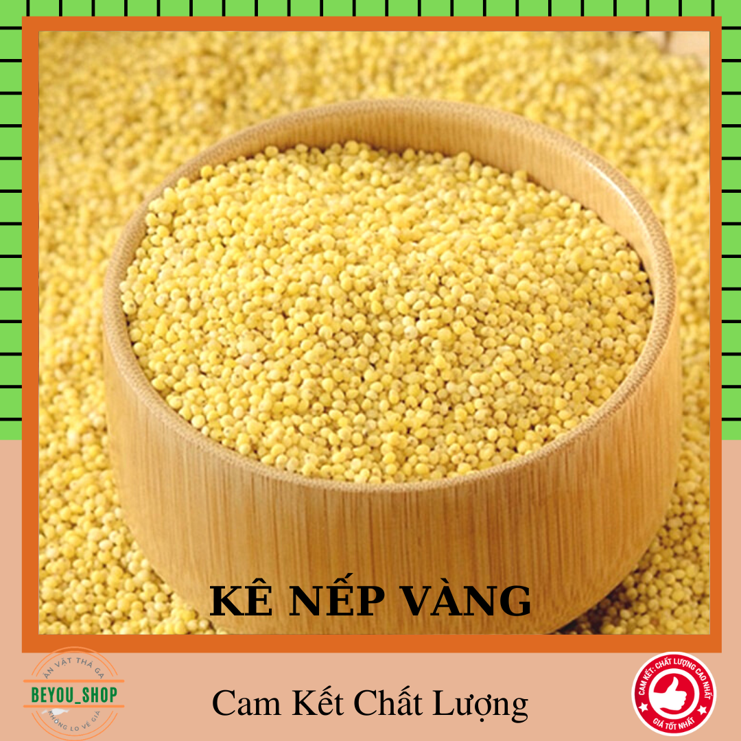 Kê nếp làm sữa hạt ,nấu chè,nấu cháo, nấu xôi, làm bánh đa kê 500G