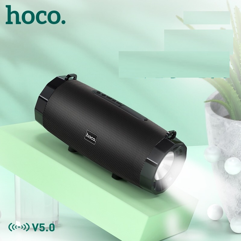 Loa bluetooth đa năng Hoco HK9 BLT5.0 đèn pin công suất 10W có khe cắm